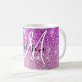 Mug Fille & Glam Purple Parties scintillant Étincelles (Devant droit)