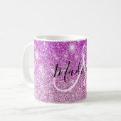 Mug Fille & Glam Purple Parties scintillant Étincelles (Devant gauche)