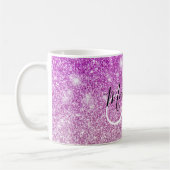Mug Fille & Glam Purple Parties scintillant Étincelles (Gauche)