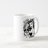Mug Fille Glamour Rétro Années 50 Citation Drôle Sarca (Devant droit)