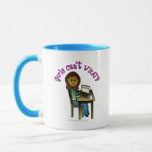 Mug Fille informatique noire (Gauche)