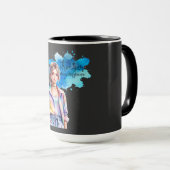 Mug Fille Inspirante Graphique (Devant droit)