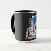 Mug Fille Inspirante Graphique (Devant gauche)