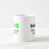 Mug Fille irlandaise le meilleur ami potable qu'un (Centre)
