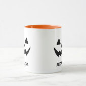 Mug Fille Jack-o'-lantern Citrouille face Halloween Mu (Centre)