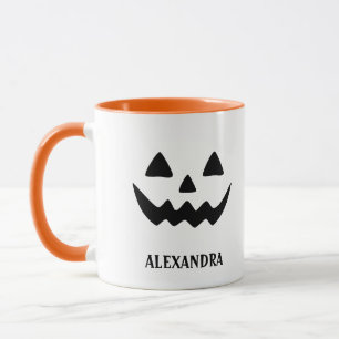 Mug Fille Jack-o'-lantern Citrouille face Halloween Mu