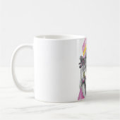 Mug Fille jaune rose (Gauche)