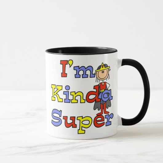 Mug Fille je suis plutôt superbe (Droite)