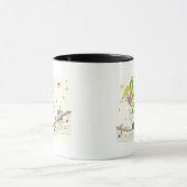 Mug Fille jouant avec les notes musicales sur la (Centre)