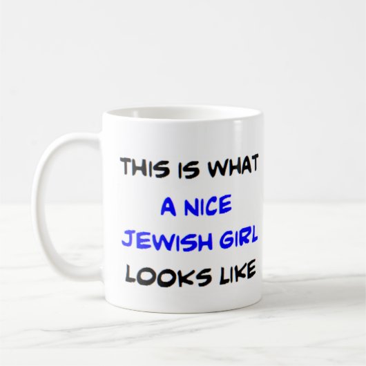 Mug fille juive, gentille (Gauche)