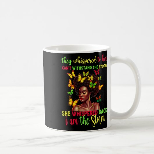 Mug Fille Juneteenth Mélanine Femmes Noires Afro Histo (Droite)