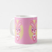 Mug Fille lapin dessin animé mignonne (Devant gauche)