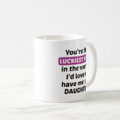 Mug Fille maman Lucky (Devant droit)