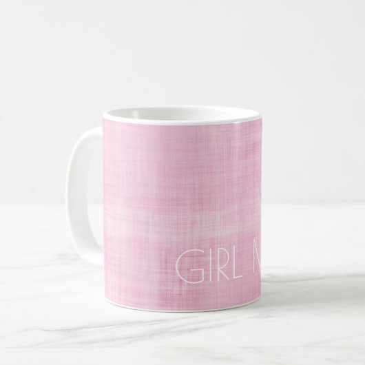 Mug Fille Maman Pastel Rose Nouveau bébé Douce Fête de (Devant gauche)
