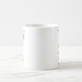 Mug Fille mignonne Capybara avec ballon en forme de cœ (Centre)