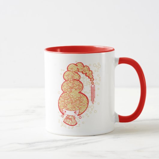 Mug Fille mignonne de kimono (Droite)