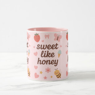 Mug Fille Mignonne Rose Kawaii – Design Mignon