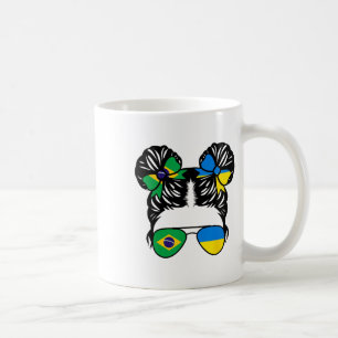 Mug Fille moitié brésilienne moitié ukrainienne Brésil
