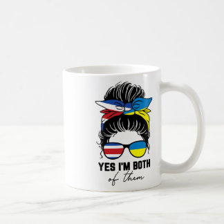 Mug Fille moitié costaricienne moitié ukrainienne Cost