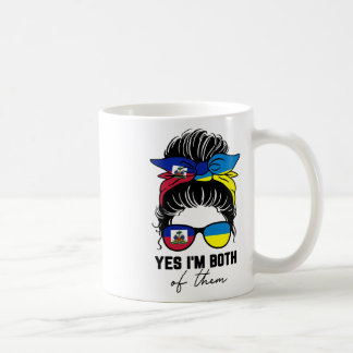 Mug Fille moitié haïtienne moitié ukrainienne Haïti Uk