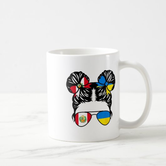 Mug Fille moitié péruvienne moitié ukrainienne Enfants (Droite)