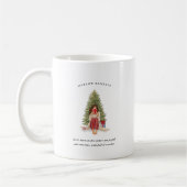 Mug Fille née en décembre | Monogramme (Gauche)