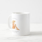 Mug Fille née en juin | Monogramme  (Devant gauche)