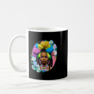 Mug Fille noire Pâques Magie Peau Brown Filles Printem