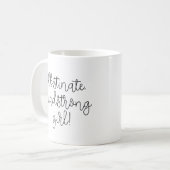 Mug Fille Obstinée à tête forte Jane Austen citation (Devant gauche)