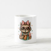 Mug Fille paresseuse amoureuse du café (Centre)