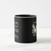 Mug Fille pin-up accroc au café (Centre)