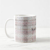 Mug Fille Pink Plaid Sparkle (Gauche)