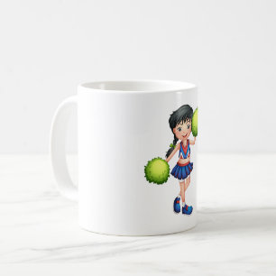 Mug Fille pom-pom girl