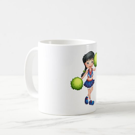 Mug Fille pom-pom girl (Devant gauche)