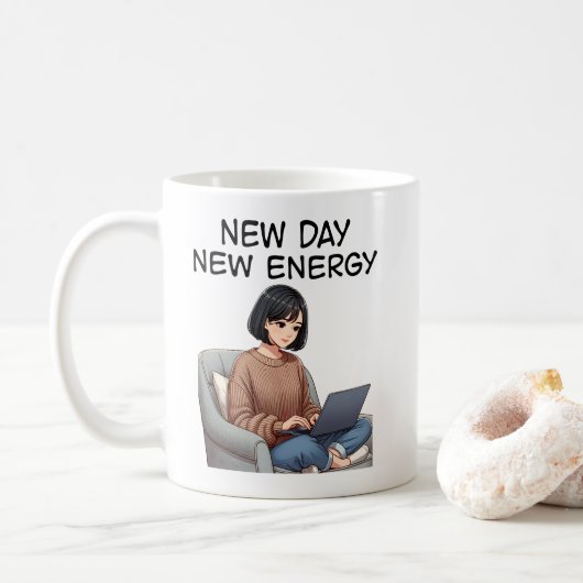 Mug Fille positive (Avec donut)