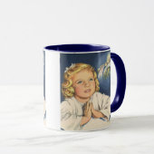 Mug Fille priant Jésus-Christ, Prières du soir (Devant droit)