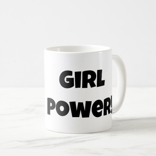 Mug fille puissance 1 (Devant droit)