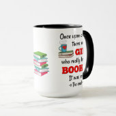 Mug Fille qui aimait les livres (Devant droit)