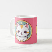Mug Fille qui aime Kittens fête d'anniversaire (Devant gauche)