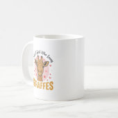 Mug Fille qui aime les girafes Design de gravure vinta (Devant gauche)