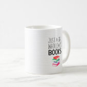 Mug Fille qui aime les livres (Devant droit)