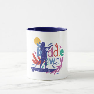 Mug Fille qui aime pagayer — La vie en stand up paddle