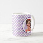 Mug Fille Rétro Mignonne (Devant droit)
