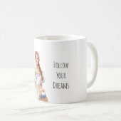 Mug Fille Robe Roux (Devant droit)