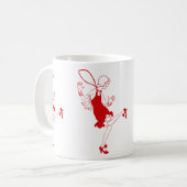 Mug fille rouge (Devant gauche)