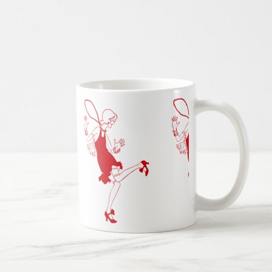 Mug fille rouge (Droite)