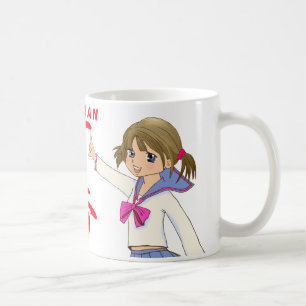 Mug FILLE ROUGE de Fuku MOE de sérums d'ICHIBAN