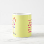 Mug Fille rousse désagréable et excentrique avec la (Centre)