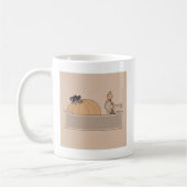 Mug Fille Scarecrow Citrouille Jack-o'-lantern Black C (Gauche)