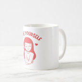 Mug Fille Self Hug Vous Aimez (Devant droit)